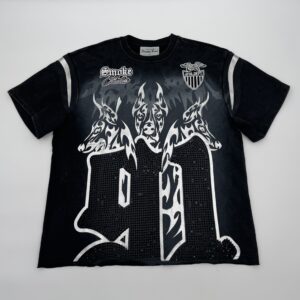 IMG_2676 Smoke Rise Wide Cropped Dystopia Graphic Tee