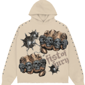 Roku Studio Cropped Fleece Hoodie "Fist Of Fury"