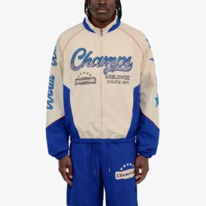 Champs World Wide Windbreaker Full Zip Jacket