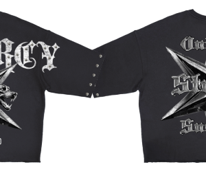 No Mercy Crop Fleece Crew